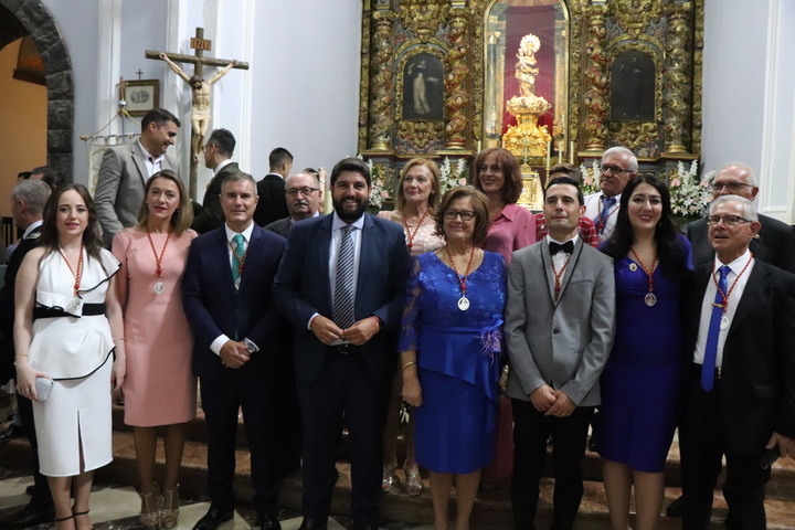 López Miras asiste a la misa en honor de la Virgen de las Maravillas, patrona de Cehegín (II)