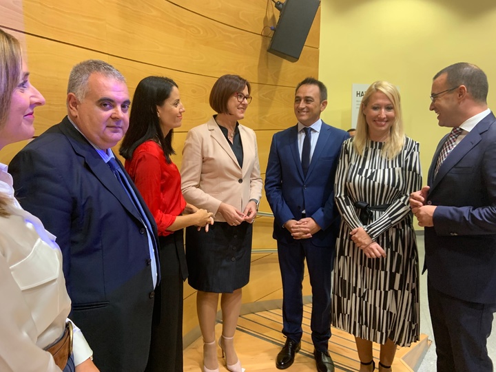 La vicepresidenta, Isabel Franco, preside la toma de posesión de los directores generales de la Consejería de Mujer, Igualdad, Lesbianas, Gais, ¿ Bisexuales y Transgénero, Familias y Política Social