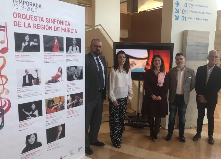 La consejera de Cultura presenta la nueva temporada de la OSRM
