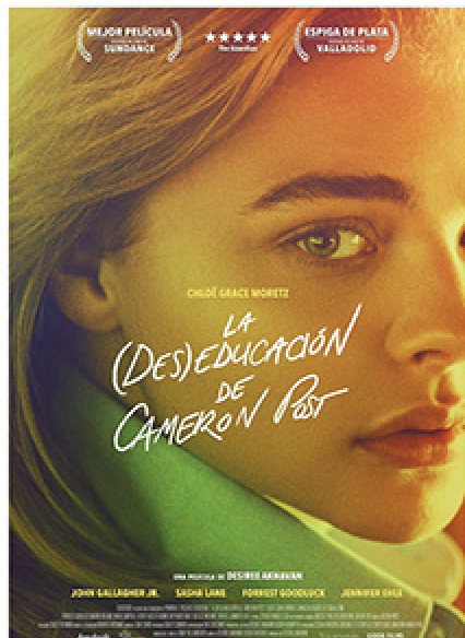 Cartel de la película 'La (des) educación de Cameron Post' con la que empieza la programación en Cartagena