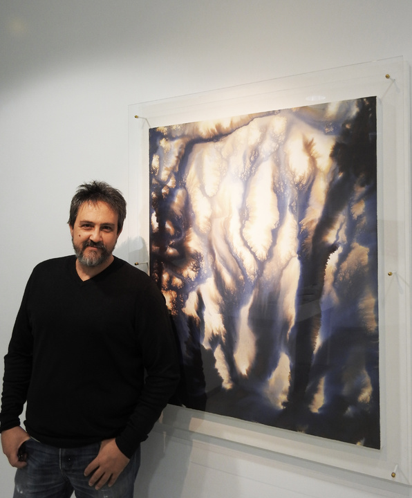 El pintor Antonio Tapia