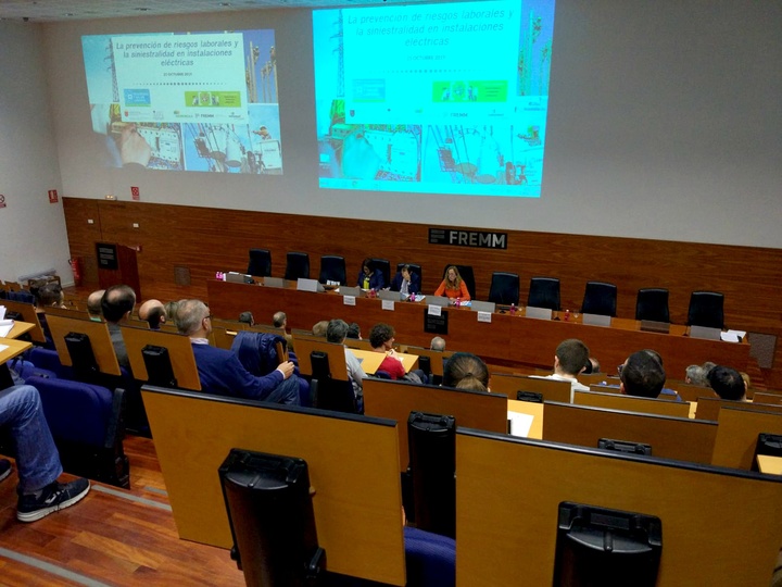 Jornada sobre la prevención de riesgos laborales y la siniestralidad en instalaciones eléctricas (II)