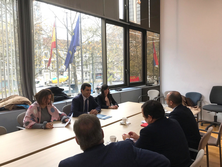 Reunión en la Representación Permanente de España en la Unión Europea
