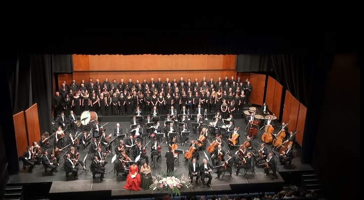 Imagen de un concierto de la Orquesta Sinfónica de la Región de Murcia en un ciclo de Promúsica Águilas