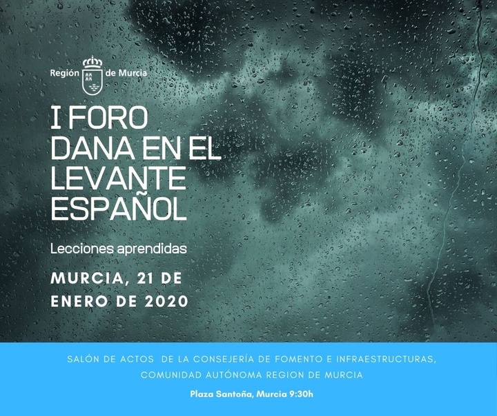 Cartel del 'I Foro DANA en el Levante español'