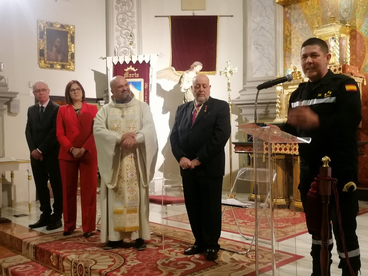 Isabel Franco, en la entrega de las distinciones de la Real y Antigua Hermandad de Damas y Caballeros de Santa María del Arrixaca