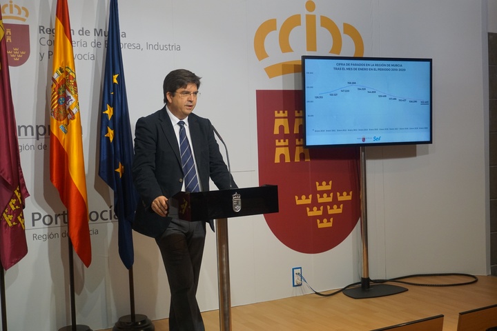 Aurelio Morales valora los datos de paro y afiliación de enero