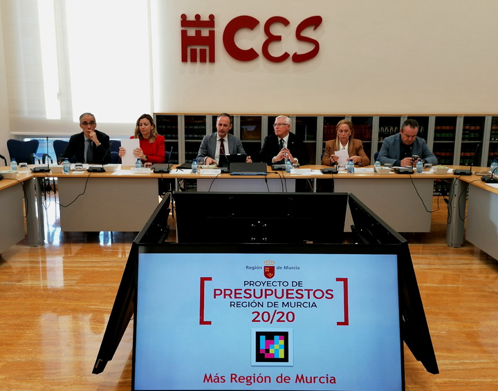 La Comunidad presenta ante el Consejo Económico y Social unos presupuestos "que consolidan el crecimiento económico y la creación de empleo"