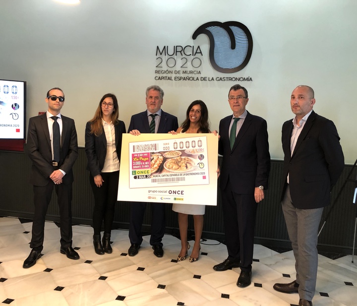 5,5 millones de cupones de la Organización Nacional de Ciegos de España difundirán la capitalidad gastronómica por todo el país el próximo 3 de marzo