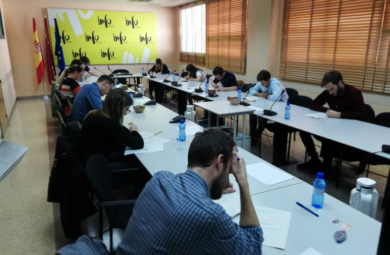 Candidatos durante una de las pruebas en una edición anterior (imagen de archivo)
