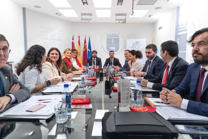 Reunión del Consejo de Gobierno en Caravaca de la Cruz