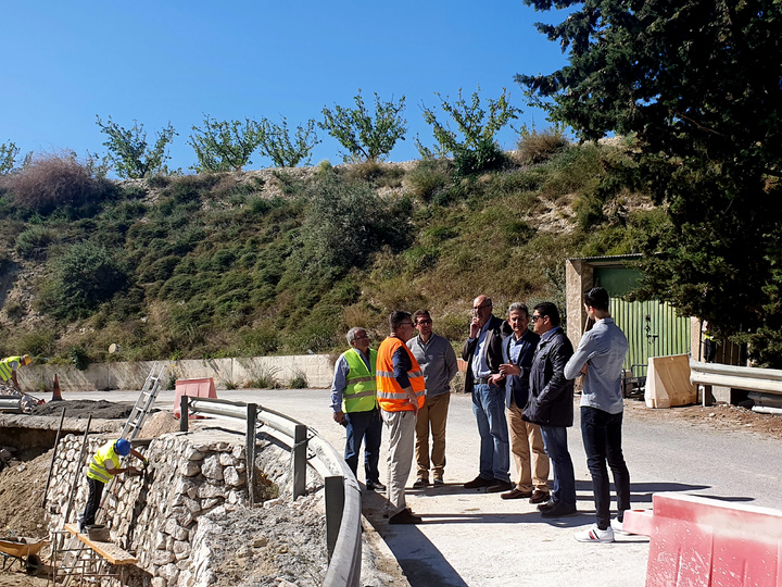 Fomento refuerza la movilidad segura en la carretera que conecta Villanueva del Río Segura y Archena