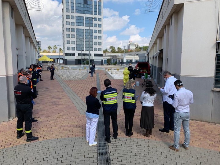 Imágenes de la jornada de formación en materia de desinfección desarrollada por la Unidad Militar de Emergencias (1)