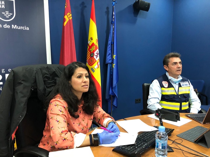 La consejera de Transparencia, Participación Ciudadana y Administración Pública, Beatriz Ballesteros, asistió por videoconferencia a la segunda reunión del Comité Estatal de Coordinación del Sistema Nacional de Protección Civil convocada por el Ministerio de Interior