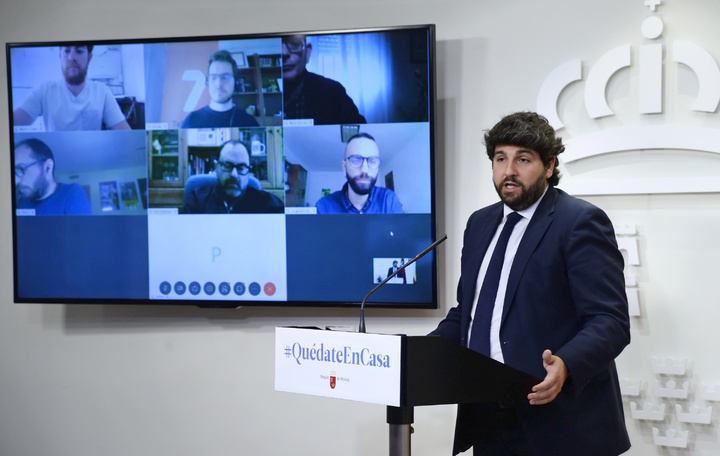 Rueda de prensa del presidente de la Comunidad, Fernando López Miras (2)