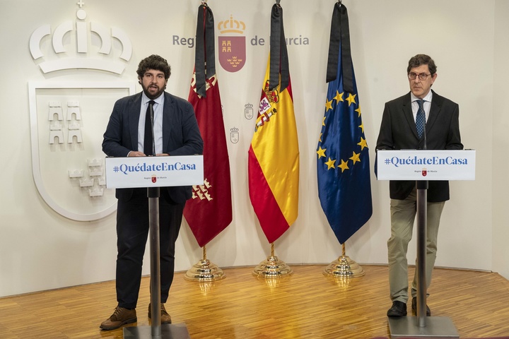 Rueda de prensa del presidente de la Región de Murcia  (2)
