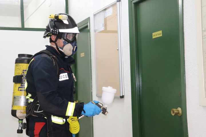 Los vehículos de Policía Local y Protección Civil podrán ser higienizados en los parques de bomberos del Consorcio de Extinción de Incendios y Salvamento de la Región de Murcia (CEIS)