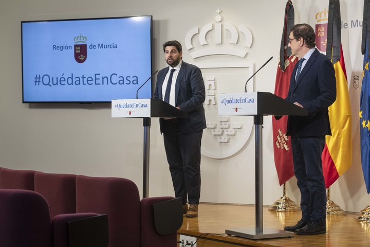 Rueda de prensa del presidente de la Región de Murcia (2)