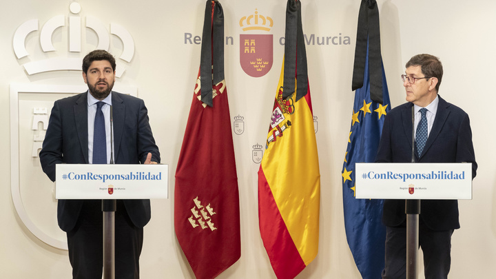 Rueda de prensa del presidente de la Región de Murcia (2)