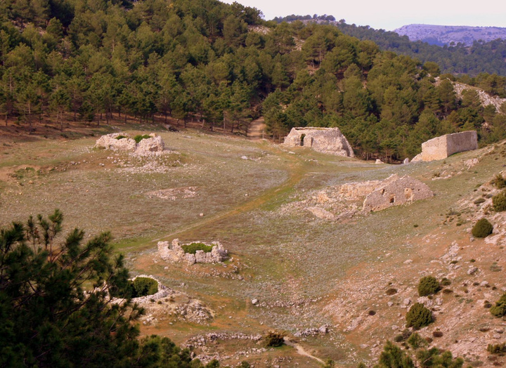 Pozos de nieve de la zona de Sierra Espuña