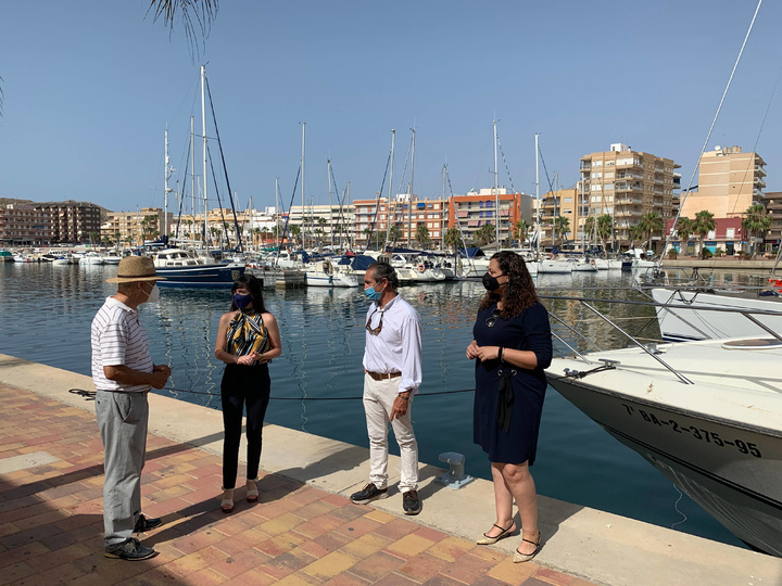 Visita a la dársena deportiva de Mazarrón