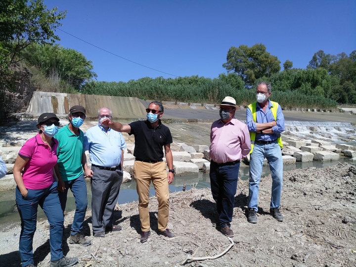 El director general de Bienes Culturales, Rafael Gómez, visita las obras de la Contraparada