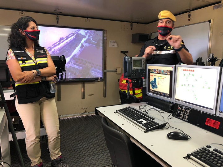 Ejercicio de coordinación recursos Administración regional y estatal de lucha contra incendios forestales