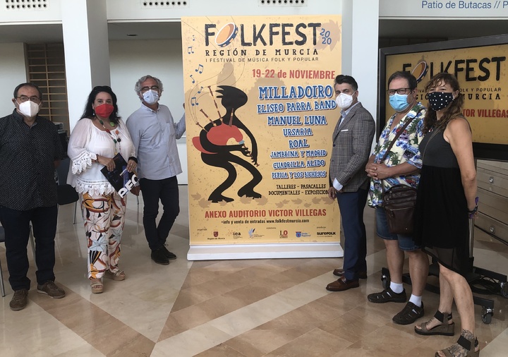 Presentación de la primera edición de 'Folk Fest Región de Murcia'