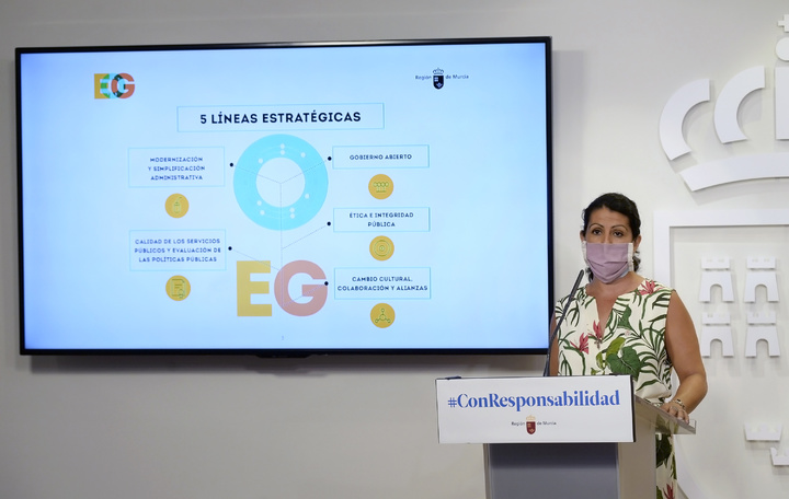 La consejera Beatriz Ballesteros ha informado sobre la Estrategia de Gobernanza Pública