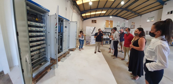 El consejero de Agricultura Antonio Luengo ha visitado la empresa Ritec en Águilas