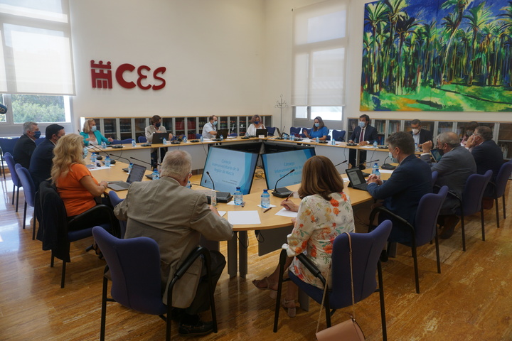 Celebración del Consejo Interuniversitario presidido por el consejero de Empleo, Investigación y Universidades, Miguel Motas. 1