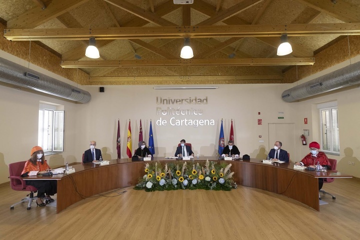 el acto académico de apertura del curso 2020-2021 de las universidades públicas de la Región de Murcia