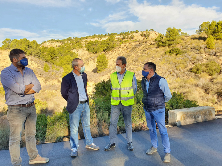 Finalizada la obra de paso de agua de la carretera de Pliego a Casas Nuevas