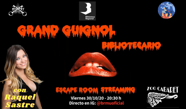 Cartel de la actividad organizada por la Biblioteca Regional de Murcia