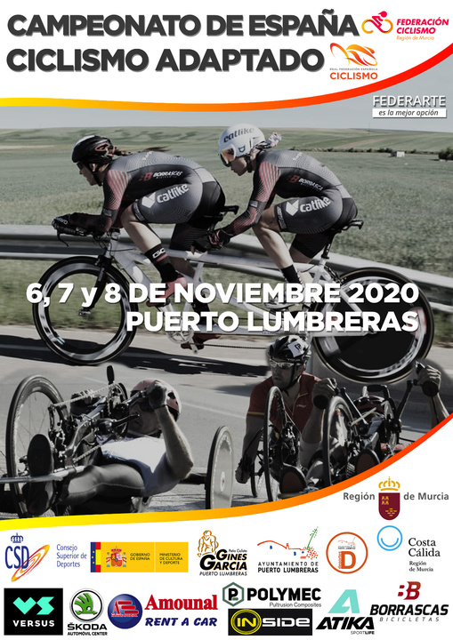 Cartagena es la sede este fin de semana del 'Campeonato de España de Ciclismo Adaptado'