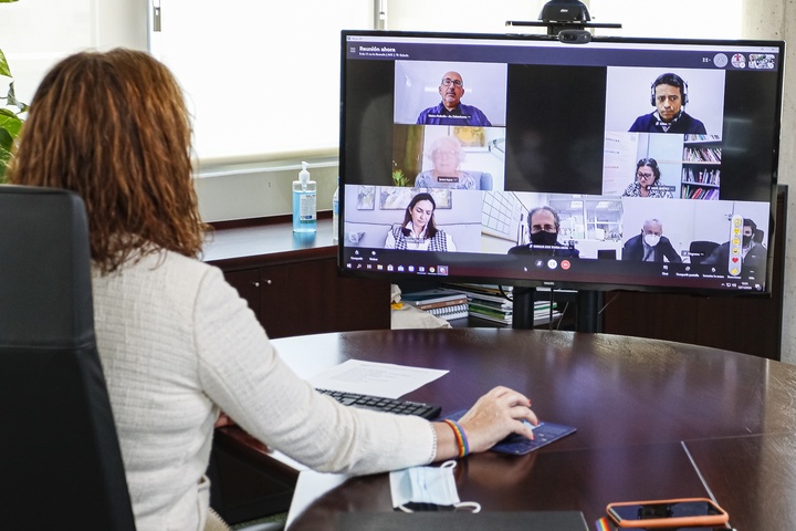 Isabel Franco se reúne por videoconferencia con la Plataforma para la Infancia de la Región de Murcia