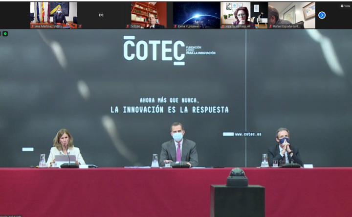 Martínez Vidal destaca la importancia de la innovación como herramienta clave en tiempos de covid