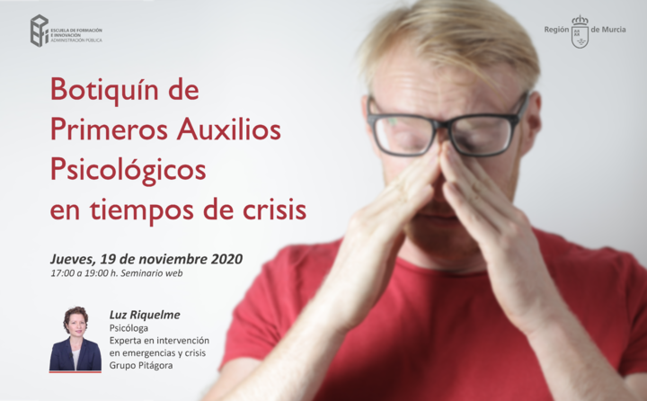 Seminario virtual 'Botiquín de primeros auxilios psicológicos en tiempos de crisis'