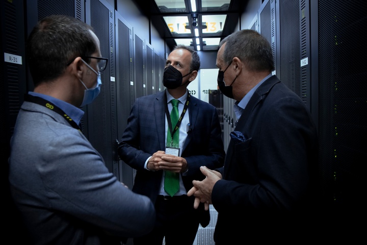 Visita al centro de datos de Espinardo