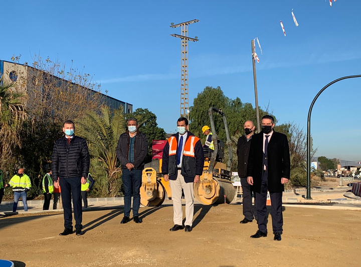 Visita a las obras de mejora del Camino de los Soldados