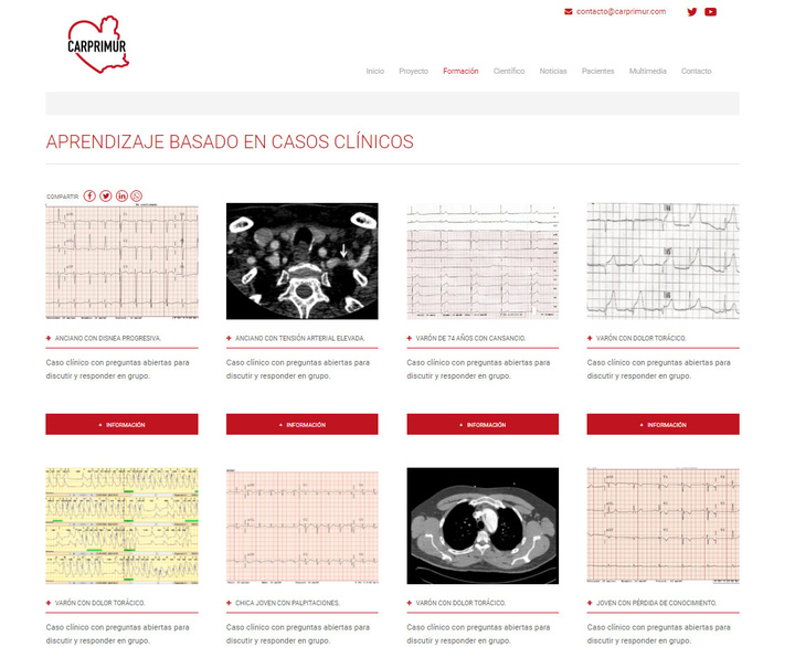 Salud ha puesto en marcha una nueva iniciativa para mejorar los resultados clínicos de los pacientes de Cardiología a través del proyecto CarPriMur