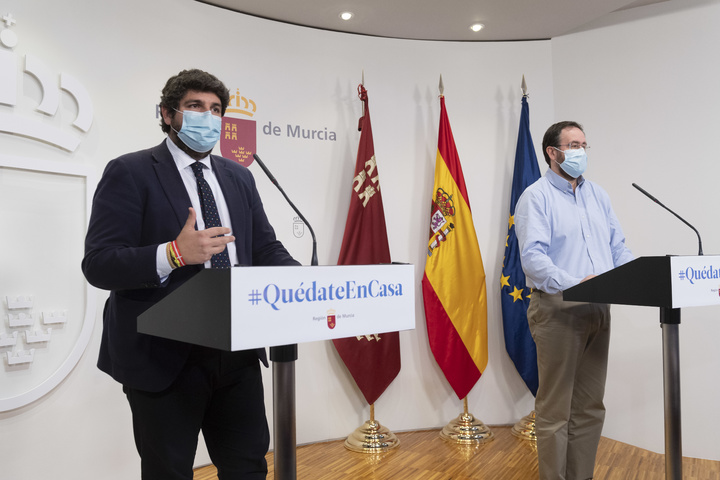 Rueda de prensa del presidente de la Región de Murcia (2)