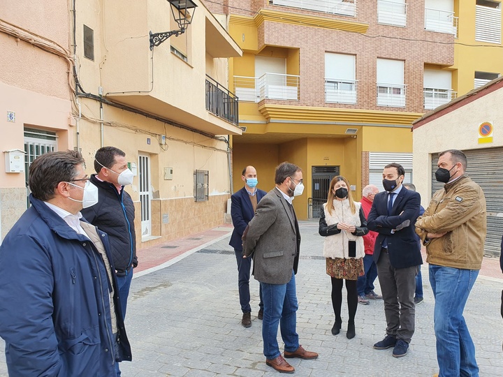Concluye la renovación urbana de las calles Cayetano Lorca y Berrocal del barrio de San Cristóbal de Lorca