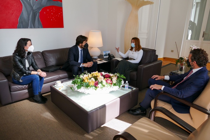 El consejero Miguel Motas mantuvo una reunión con la alcaldesa de Cartagena y la Fremm para instalar un centro de formación industrial especializada en Cartagena 2