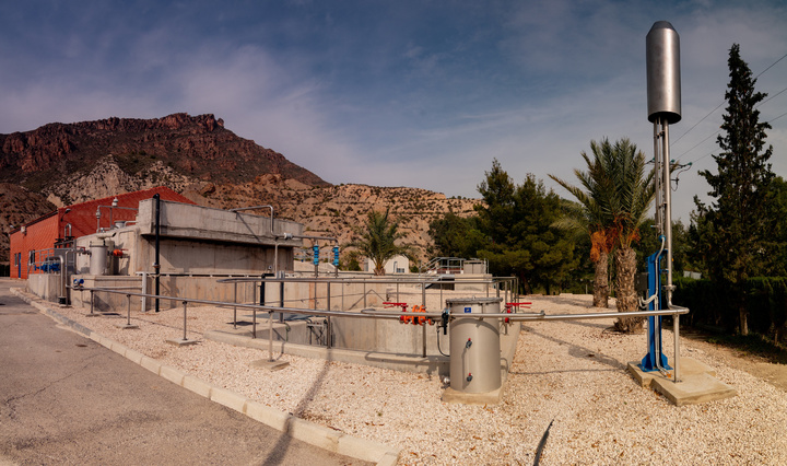 Imagen de la Estación Depuradora de Aguas Residuales de Blanca