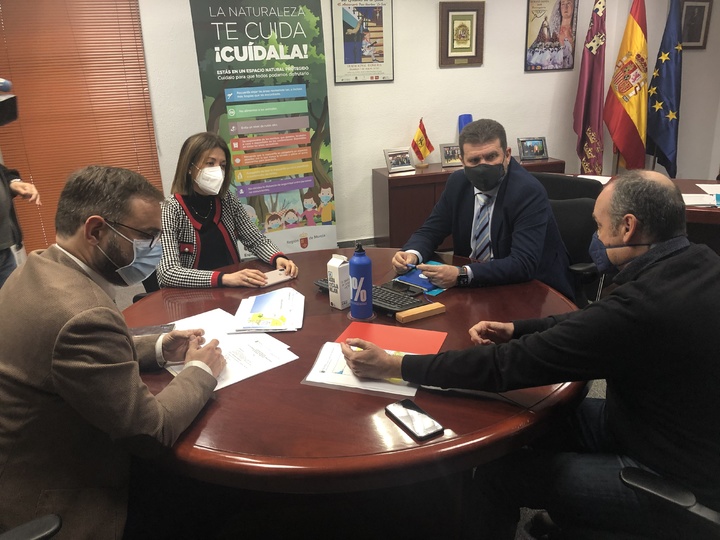 Fulgencio Perona se reúne con los alcaldes de Lorca y Águilas para avanzar en la tramitación del PORN del Parque Regional de Calnegre y Cabo Cope