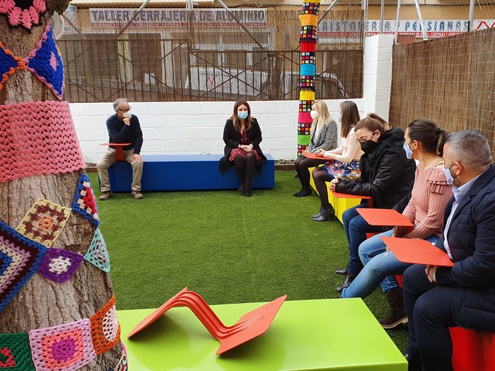 Visita de la consejera de Educación y Cultura, Esperanza Moreno, al CEIP (Centro de Educación Infantil y Primaria) Virgen de las Maravillas de Cehegín