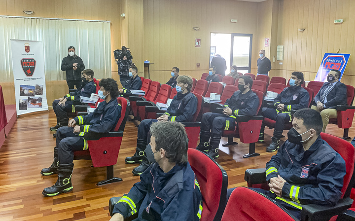 Bomberos de la nueva promoción del CEIS, Consorcio Extinción Incendios y Salvamento de la Región de Murcia