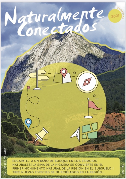 Imagen de la portada de la edición de primavera de la revista online Naturalmente Conectados