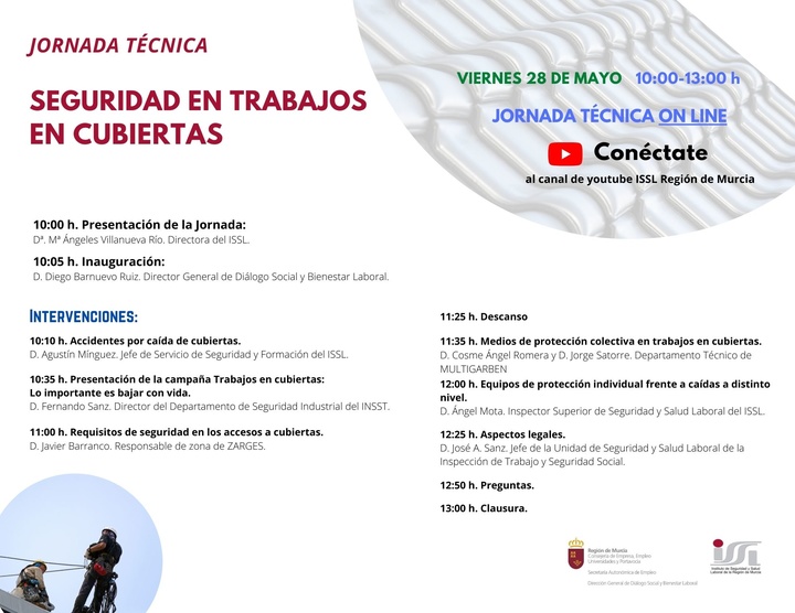 Jornada Técnica "Seguridad en Trabajos en Cubiertas"